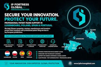 provide fast patent registration support in spain, portugal, poland luxembourg
