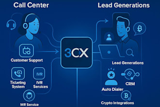 set up 3cx voip phone system with CRM integration for your business