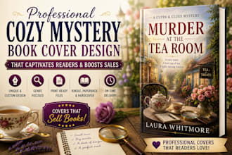 design book cover design book cover for cozy mystery thriller