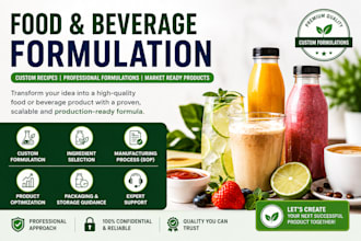 be your food supplement  for food supplement formulation  food science task