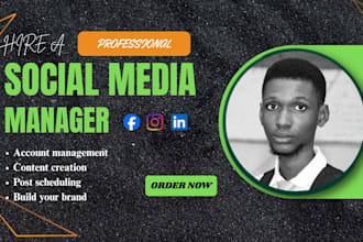 let me be your social media manager and content creator