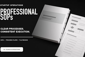 create professional sops and workflow optimization