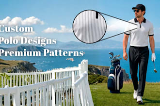 design customize polo shirts and premium patterns in 1 day