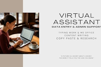 be your virtual assitant