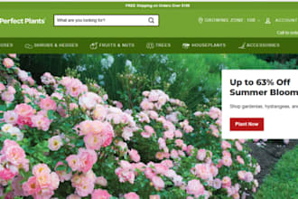 design wix garden nursery website houseplant landscaping website design