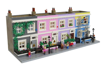 design custom lego moc,house build instructions, and bricklink studio models
