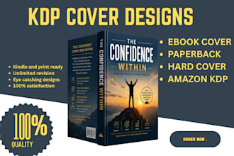design amazon KDP, kindle paperback, manuscript and ebook cover designs