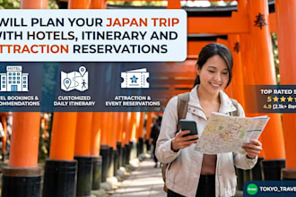 plan your japan trip with hotels itinerary and attraction reservations