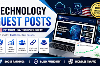 publish guest posts on USA technology blogs for SEO