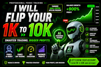 flip your 1k to 10k, forex ai robot, forex day trading, hft