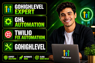fix gohighlevel automation workflows twilio mailgun funnel ghl expert