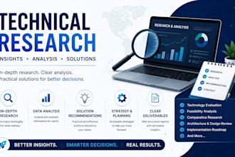 perform technical research and provide solutions