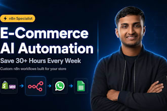 build n8n ai automation for ecommerce business