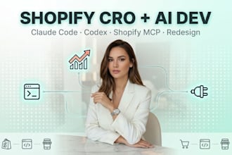 fix redesign shopify store cro claudecode codex vs code shopify mcp product page