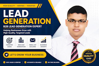 build a targeted b2b lead list with verified emails