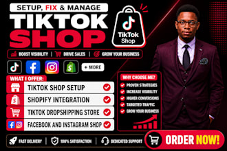 setup tik tok shop fix tiktok dropshipping shopify tiktok affiliate tiktok ads