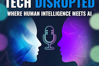 design modern podcast cover art with ai branding