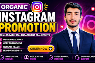 organic instagram promotion for real growth and engagement