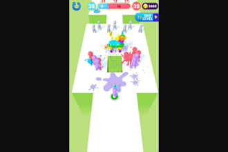 develop a 2d or 3d shooter action game in unity