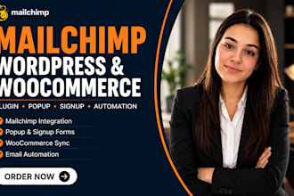 integrate mailchimp wordpress woocommerce plugin ecommerce popup form automation