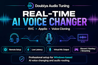 real time voice changing or cloning during live streaming