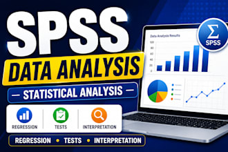 do spss data analysis and statistical analysis