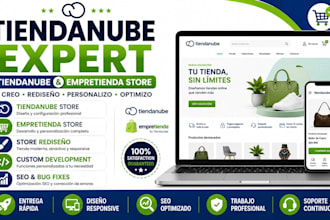 develop tiendanube, empretienda store, redesign and customize online store