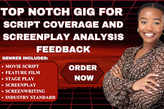 provide industry level script coverage for your screenplay