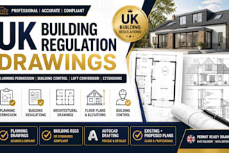 create UK planning permission drawings for loft conversions and extensions