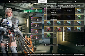 design unreal engine UI, unity game UI UX, menu hud, inventory for mobile and pc