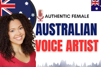 record best studio quality australian female voice over narration within 24hrs