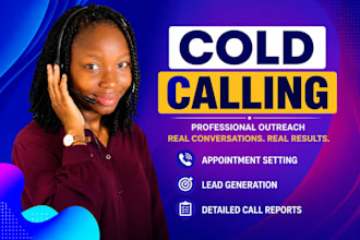 do cold calling, telemarketing and appointment settling