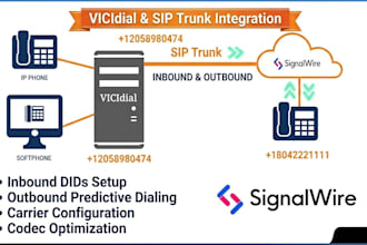 launch auto dailer sip trunk and sip trunk provide for inbound and outbound cal