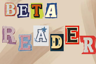 beta read your novel with insightful feedback