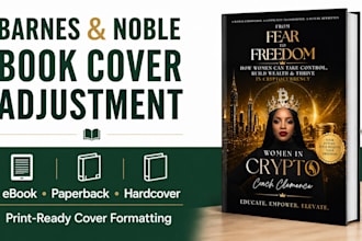 adjust and format your book cover for barnes and noble press