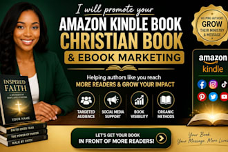 help promote your amazon ebook and christian book to reach more readers