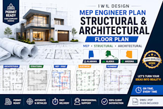 design mep engineer plan structural and architectural design floor plan al ak az