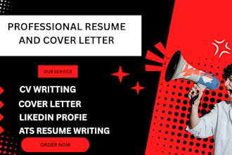 provide professional ats resume writing and cover letter