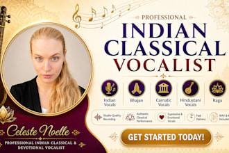 sing indian vocals, bhajan, carnatic vocals, hindustani vocals, raga