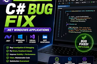 fix bugs in your csharp windows application