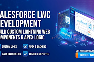 build custom salesforce lightning web components lwc with apex