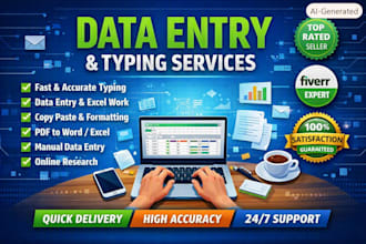 do accurate data entry excel data entery