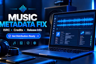 fix your music metadata and isrc for distribution