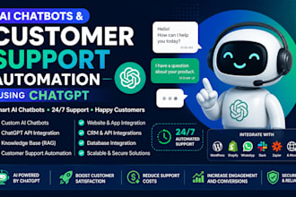 build intelligent ai customer support chatbots
