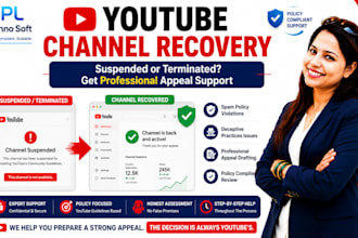 recover terminated youtube channels for spam and deceptive practices