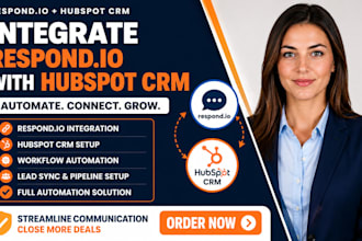 integrate respond io with hubspot crm repond io automation