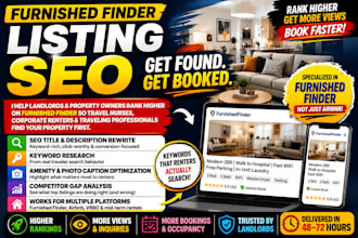 boost your furnished finder bookings with SEO listing