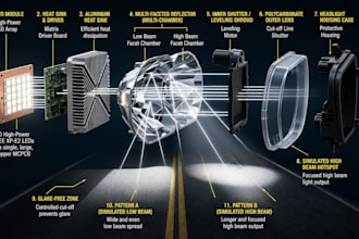 design automotive led pcb for headlights, drl and tail lights