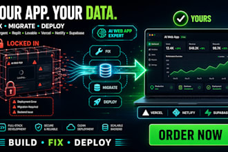 deploy migrate fix emergent sh replit lovable app vercel netlify supabase