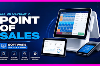 develop pos system, inventory management and billing software